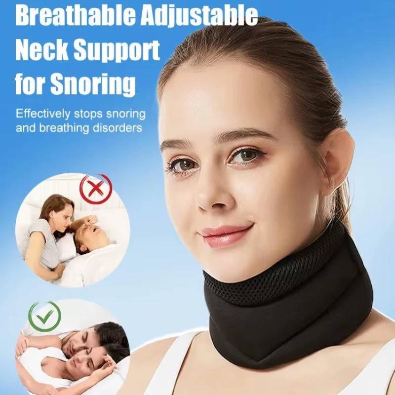 Breathable Adjustable Anti-Snoring Neck Brace Vertebra and Neck Protector Relieve Cervical Pain Sleeping Cervicorrect Neck Brace