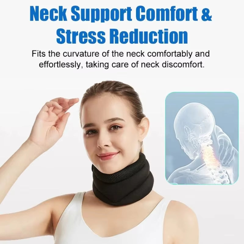 Breathable Adjustable Anti-Snoring Neck Brace Vertebra and Neck Protector Relieve Cervical Pain Sleeping Cervicorrect Neck Brace