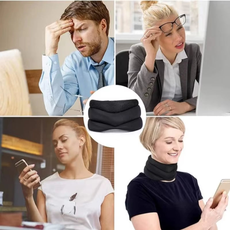 Breathable Adjustable Anti-Snoring Neck Brace Vertebra and Neck Protector Relieve Cervical Pain Sleeping Cervicorrect Neck Brace