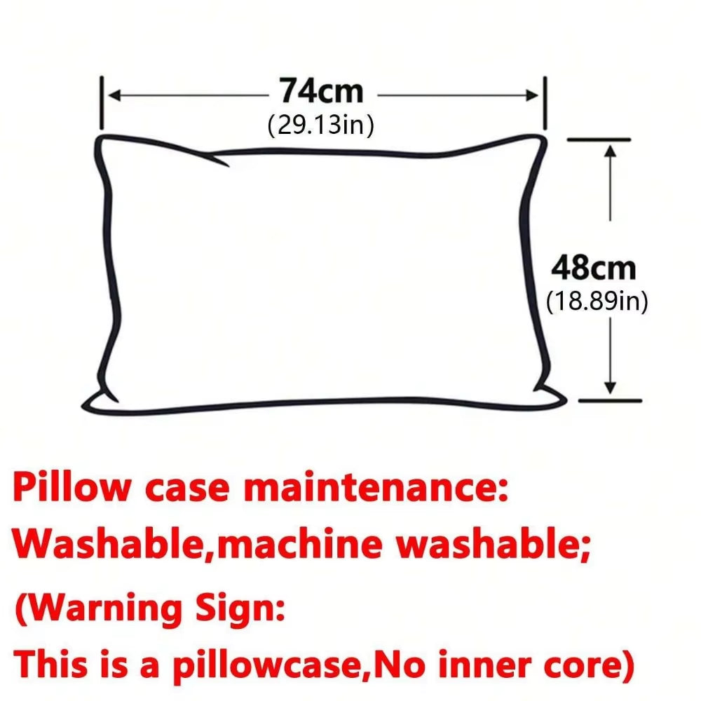 2Pcs Warm Winter Stripe Soft Velvet Pillow Cases Skin-Friendly Dual-Sided Pillowcase Single Person Pillow Cover Cushion Cover